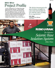 Seismic Base Isolation System Hall Wines